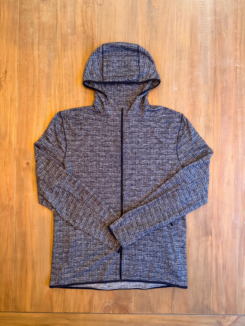 Lululemon Men's Surge Warm Full Zip - Hearhered Black